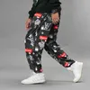 Hiphop Long Broek Mannen Streetwear Losse Jogger Mode Print Sweatports Gym Sport Pantalones Plus Size 6XL 7XL 8XL 210715