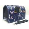 고양이 개를위한 애완 동물 여행 운반선 소프트 양면 여행 가방 옥스포드 용품 가방 야외 물