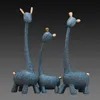 22-29cm Resin Sculpture Cute Giraffe Ornaments Europe Simple Creative Statue Crafts Porch Bedroom Desktop Home Decoration Gifts