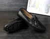 Big Size luxurys Men Shoes Slip On Leather Loafers Mens Moccasins Italian Designer Dress Shoe