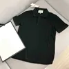 21ss męska koszulka polo projektanci litera G modne koszule kobieta koszulki z krótkim rękawem czarny biały lato najlepiej sprzedający się męski dres tshirt casual topy hurtownia