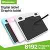 10 mesões 6 polegadas gráfico ultraleve 8192 níveis de desenho digital tablet bater bateria caneta compatível dispositivo android