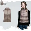 Bang Brand Women Sleeveles's Ultra Light Down Vests Slim Jacket Girl Gilet Plus Lightweight Windproof Warm Waistcoat 210909