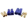 wholesale BNC 1Pair EC5 Banana Plug Bullet Connector Macho + Hembra Jack con funda de carcasa para RC ESC LIPO Batería / Motor DIY