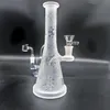 9 in latte crema narghilè tubo acqua Bong Bubbler anime cartoon faccia 14mm ciotola bong