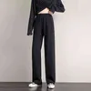 Kvinnors byxor Kvinna Streetwear Joggers Oversize High Waisted Koreansk stil Mode Wide Ben Harajuku Sweatspants Baggy 211105