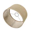 Lamp Covers & Shades 1Pc Modern Rustic Lampshade Imitation Rattan Weaving Cover Decor (Khaki)