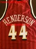 100% gestikt kampioen Alan Henderson basketbalshirt heren dames jeugd aangepaste nummernaam truien XS-6XL