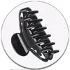 Clip per artigli per capelli neri lisci Clip per mascelle per lavaggi estivi mamma retrò Supporto per capelli antiscivolo versatile in plastica da donna