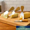 4チーズナイフセットチーズカトラリースチールステンレスチーズスライサーカッターウッドハンドルミニナイフ、バターナイフ、スパチュラフォーク工場価格専門のデザイン品質最新
