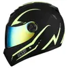 2021マット黒のフルフェイスオートバイヘルメットデュアルレンズのモトクロスのヘルメットドット大人のための男性のためのモトクロスヘルメットドットQ0630