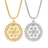 Pendant Necklaces Fashion Creative Flower Of Life Sacred Geometry Mercaba Spirit Hollow Tree Necklace Female Jewelry