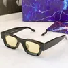 Óculos de Sol Masculino Feminino RHODEO-102 Moda Clássico Preto Quadrado Tendência Marca Mini Óculos de Sol Super Espesso Moldura de Lençol Caixa com Cinto de Alta Qualidade