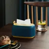 Boîtes à mouchoirs serviettes boîte de bureau créative maison salon conteneur avec printemps mural cuisine serviette étui organisateur décor