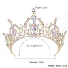 Forsive Gold Color Diadeem Bruids Haar Sieraden Crystal Kralen Tiaras Crown Headpiece Dames Bruiloft Accessoires JL 220216