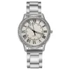 Wristwatches Ladies Diamond-Studded Luminous Retro Female Watches Belt Quartz Watch For Lady 2021 Women's Zegarek Damski