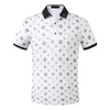 Fans de Paris Polo de haute qualité T-shirts Vêtements pour hommes Femmes Été Casual Coton lettre mode court BroderieManches Bas Col Tops T-shirt