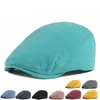 Beretti Candy Color Chapeau Hivers Beret femme Beret British Warm Bright Hats for Women Brand Octogonal Sombreros Baret Damski