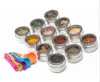 Herb Spice Tools Jars Magnetic Stainless Steel Shaker Round Storage Tank Set Herbs on Fridge and Grill