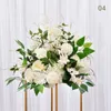 Couronnes de fleurs décoratives décoration de mariage Simulation boule de fleurs arc fond ligne Guide mise en page de fête