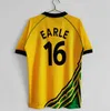 طقم قميص كرة القدم الكلاسيكي من جامايكا 1998 من GARDNER SINCLAIR BROWN Maillots De Foot DAWES CARGILL WHITMORE POWELL HALL GAYLE WILLIAMS طقم قميص كرة القدم في المنزل بعيدًا