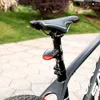 ROCKBROS自転車ライトミニリアリライトLED赤い警告セーフティバイクのTaillightソーラー充電サイクリングバックランプ