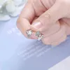 Todorova Trendiga Daisy Flower Finger Ringar För Kvinnor Gåva Justerbar Bländande CZ Ring Bröllop Förlovning Smycken G1125