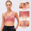 Damen Tank Tops Yoga Unterwäsche stoßfest Laufen verstellbare Schnalle Fitness-BH atmungsaktive Sportweste d14001