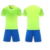 Uniforme de maillot de football vierge, chemises d'équipe personnalisées avec nom et numéro de conception imprimés en short 498