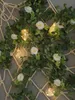 PARTY JOY 2M Fleurs Artificielles Plantes Faux Eucalyptus Vigne Guirlande Suspendue pour Mariage Bureau À Domicile Fête Jardin Artisanat Art Décor 210925