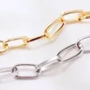 2022 new Punk Choker Necklace Collar Statement Hip Hop Big Chunky Aluminum Gold Thick Chain Necklace Women chocker