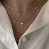 Cubique Zircon Collier Ras Du Cou Pour Femmes Strass Tennis Collier Cristal Chaîne Goth Bijoux Collares Cadeaux Bijoux Femme Luxe