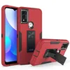 Kickstand Durumda TPU PC 2 in 1 Telefon Koruyucu için MOTO G Saf Kriket Icon 3 Cep Telefonu Kapak