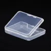 5PCS Collection Container Väska Smycken Avsluta Tillbehör Plast Transparent Liten Klar Store Box med lock Lagringslåda 2039 V2