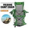 Liggend opvouwbare kampeerstoel met voetsteun Draagbaar Nut voor Outdoor Beach Sun Camping Fishing Lounge Meubels