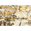 Shiny Gold Floral Sequin DressベストメンズダブルブレストスリムフィットVネックタキシードウエストコートメンズパーティーディナーステージPROMベスト男性210522