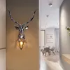 Nordic Antler Wall Lamp Modern Wall Lamps Deer Lamp for Bedroom Buckhorn Kitchen Wall Lights for Home Decor Soconces 210724