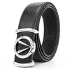 Ceinture Design lettre V pour hommes et femmes, à boucle lisse, largeur 3 à 4cm, haute qualité, 4 couleurs en option, 255y