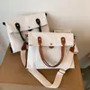 Borse da sera Borsa a tracolla firmata da donna in tela semplice Borsa a tracolla dal design di lusso in puro colore Borsa a tracolla da donna casual Alta qualità