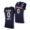 Custom NCAA Virginia Cavaliers 2021 Unity Kihei Clark Basketball Jerseys Jay Huff Justin Mckoy 10 Sam Hauser 13 Casey Morsell White Navy