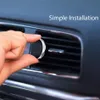 Titolari per telefoni auto in lega di alluminio Air Puskers Magnetic Air Vent Mount Handfree Dashboard Holder per iPhone11 8 7 6S Auto GPS Cassaforte Guida