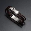 2021 Новый стиль вручную многослойные браслеты комбинированные аксессуары мужская кожаный браслет мода человека ювелирные изделия оптом