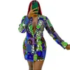 Vêtements ethniques Robes africaines Vêtements pour femmes Mode Costume Veste Blazers Cou Dashiki Robe Africaine Casual Kanga Afrique 2022