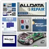 自動修理ソフトウェア診断ツールalldata 10.53と大型トラックATSG鮮やかなワークショップ49in1 HDD 1000GB 4色