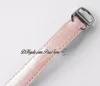 AF WSBB0002 33MM CAL 076 Outomatic Womens Watch Pink Texture Dial Silver Roman Markers Leather Strap Super Edition 2021 Ladies Wat302T