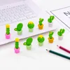 30 sets 150pcsKawaii Cactus Eraser for Kids Office Accessories Novelty Items Stationary Supplies Cute Pencil Erasers for Girls Prizes