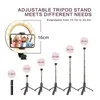L07 Bluetooth selfie stick portable Monopods 5 inch ring fill light anchor beauty lights mobile phone live support