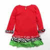 Kerstjaar kinderen sets baby meisjes sneeuwman lange mouw top + broek kleding herfst winter kinderen meisje pak kleding 210521