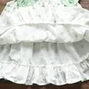 Bebê menina vestido de verão bonito ponto impresso mangas princesa vestidos para recém-nascido vestidos de festa de aniversário vestidos roupas infantis q0716