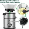 Amerikaanse voorraad KOIOS Centrifugaal Juicer Machines, SAP-afzuigkap met grote mond 3 Feed-chute, 304 roestvrijstalen fluiter-juicers